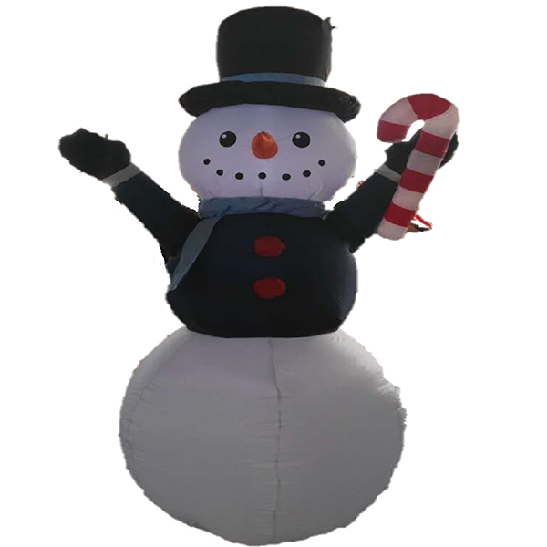Snowman With Stick