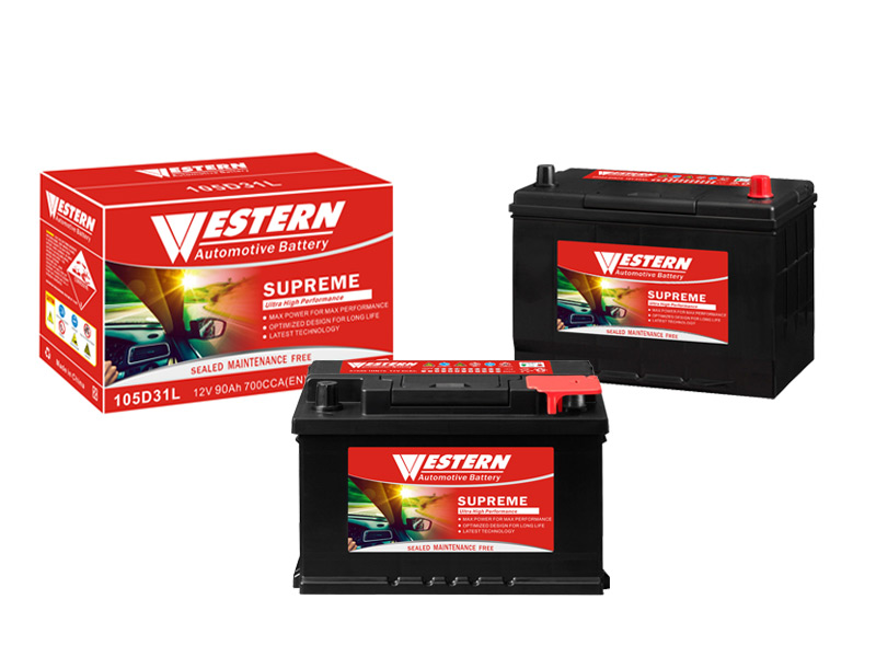 Sell High Quality Car Batteries , Western Supreme Car Battery