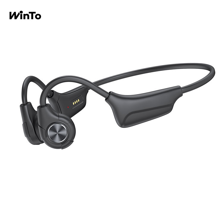 Winto BC200 bone conduction headphone, Magnetic Charging, Wireless Sports Headphone, Open Ear Design