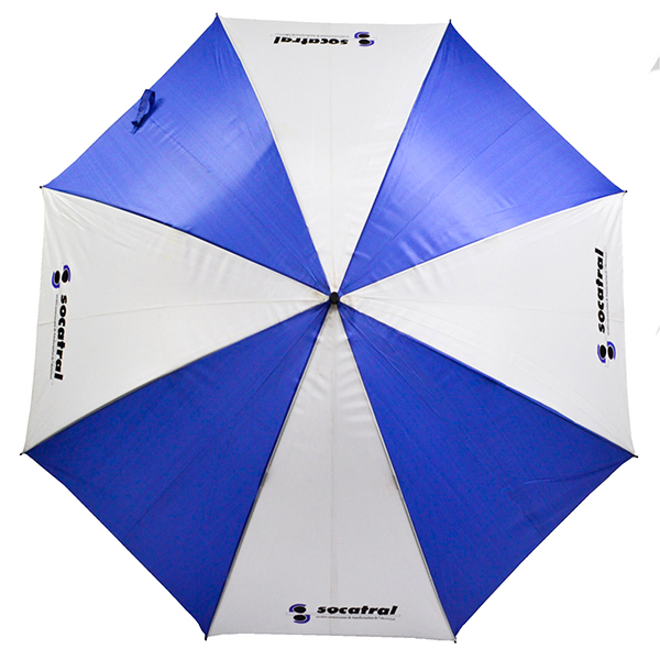 Low Price Promotional Advertising Customise Logo Gift Item Polyester Manual Golf Umbrella