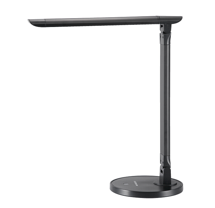 Elegant Aluminium LED desk lamp 7 step dimming +5 color temperature