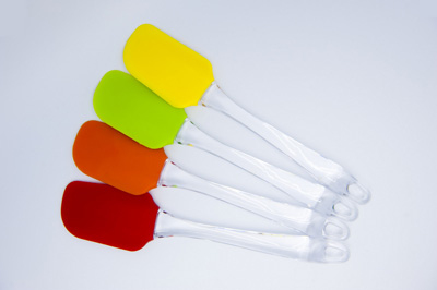 Silicone Spatula With Clear Plastic Handle
