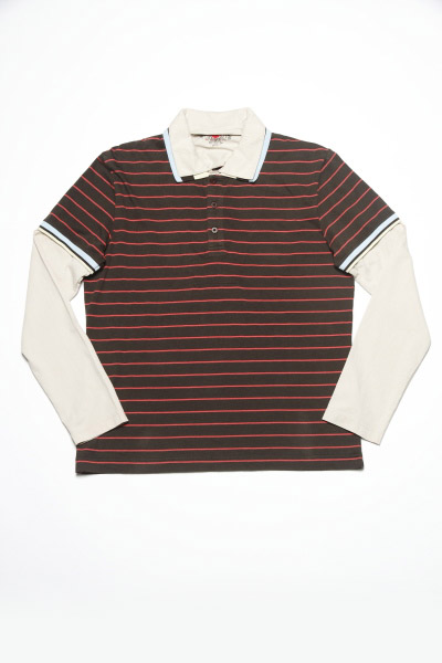 Shirt Collar Long Sleeve Pullover