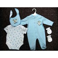 Romper+Bodysuit+Bib+Mitten / Set