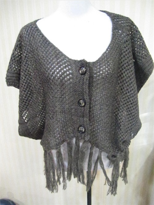 Ladies' 95% Acrylic 5% Wool Knitted Garment