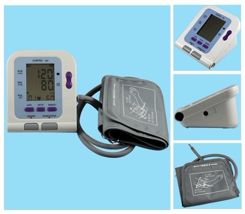 Blood Pressuere Monitor, Digital, Multi-function, White/black Screen Display 08c