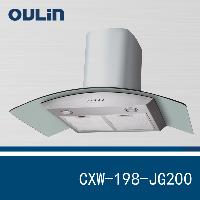 Oulin Hot New Model Inox And Tempered Glass Kitchen Chimney Range Hood Cooker Hood Cxw-198-jg200