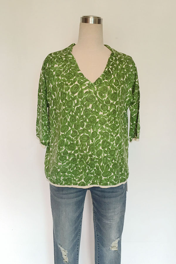 Allover Print Sweater