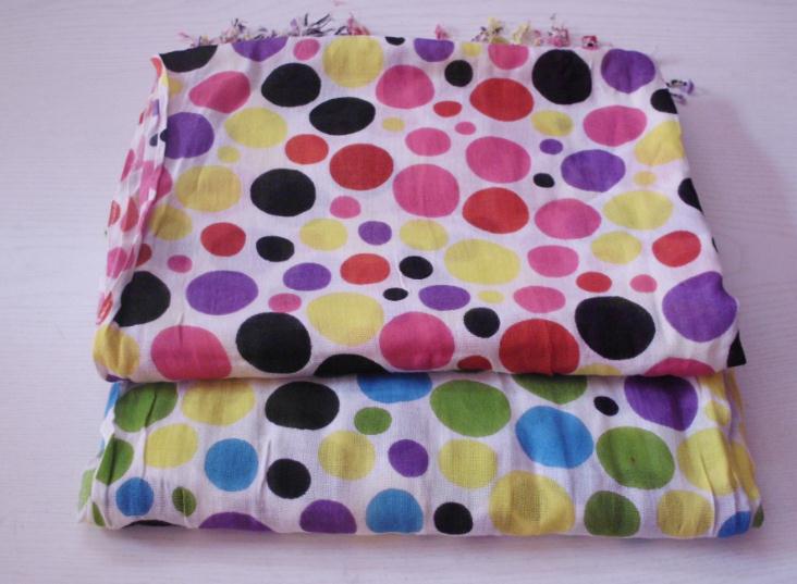 Sell polka dot print scarves