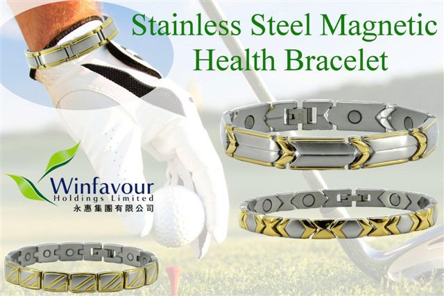 Stainless Steel Magnetic Link Bracelet