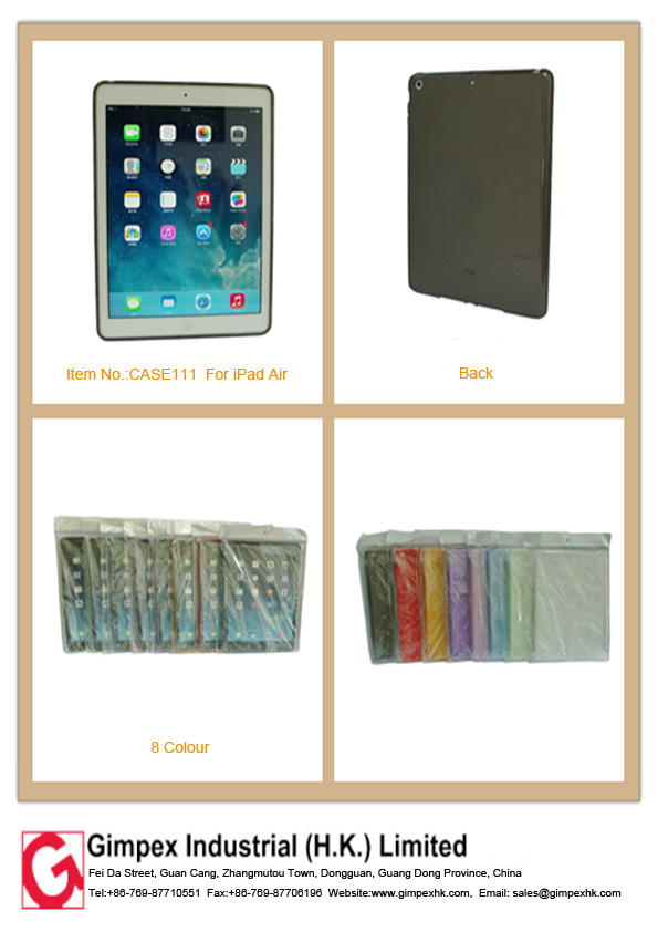 Clear TPU Case for iPad Air