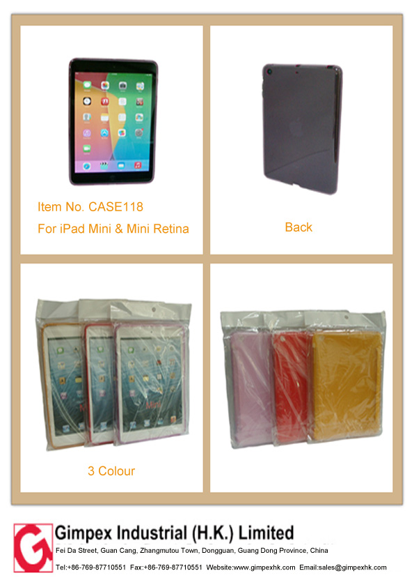 Clear TPU iPad Mini & Mini Retina Case