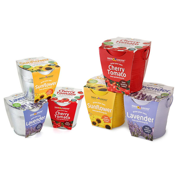 Round Zinc Pots Collection