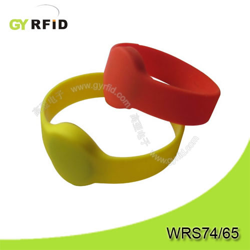 Rfid Silicon Wristband With Em, T5577, Mifare Chip With Children And Adult Size (gyrfid)