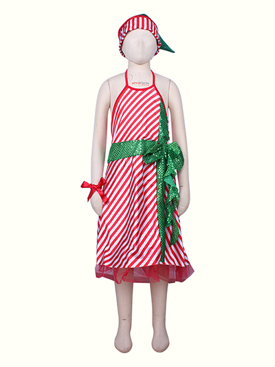 Christmas Girls Diesel Camisole Party Long Dress Cosplay Costumes