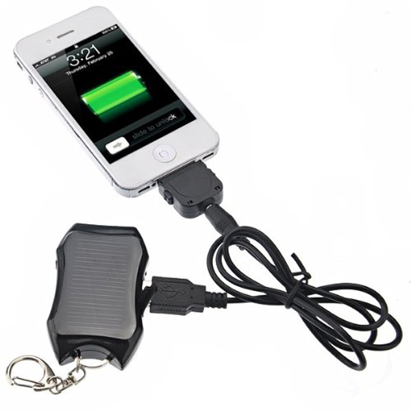 1200mah Mini Keychian Solar Power Bank For Mobile Phone With Cheapest Price And High Quality