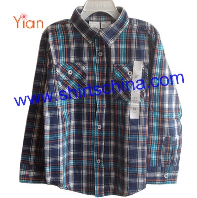 Sell Boys flannel shirt with long sleeve