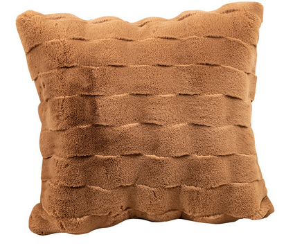 customizable rabbit fur cushion