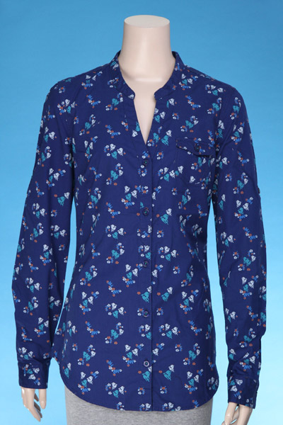 Ladies' Woven Long Sleeve Blouse