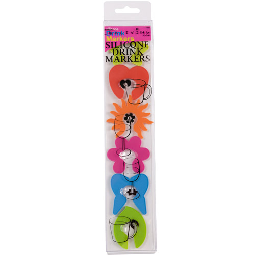 Silicone Drink Markers (6 pcs)