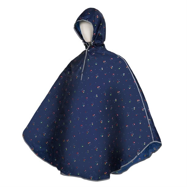 Commuting reflective poncho