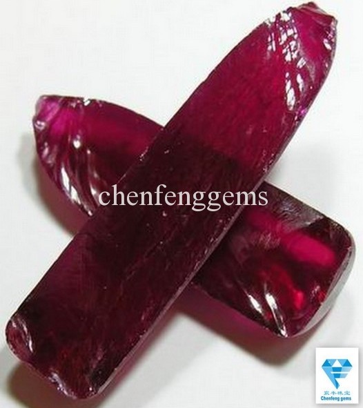 ruby(red corundum) rough