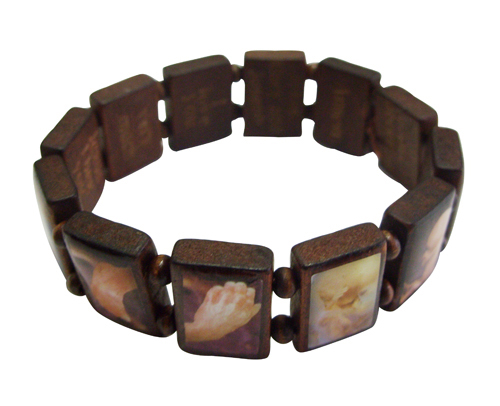 Wooden Religious Bracelet