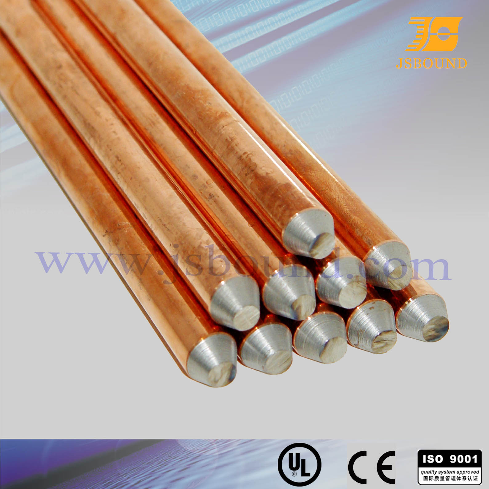 Copper Bonded Steel Grounding Rods