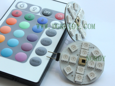 Remote control RGB G4 LED G4-YB12SMD5050