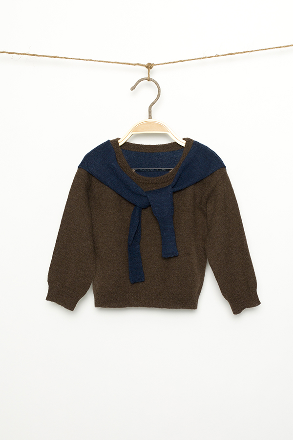 FALSE OVERLAYED SWEATER