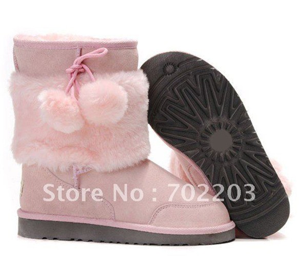Free Shipping Classic Short 5899 Pink Boots, Women's Snow Boots, Winter Boot