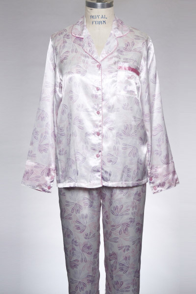 Woven Satin Pajama Set