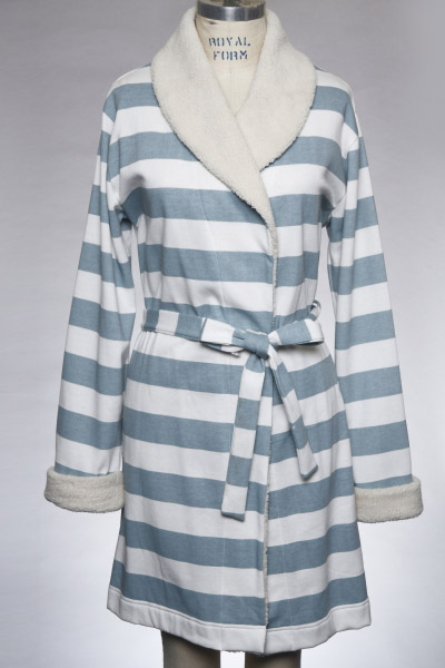 Knit French Terry Short Robe
