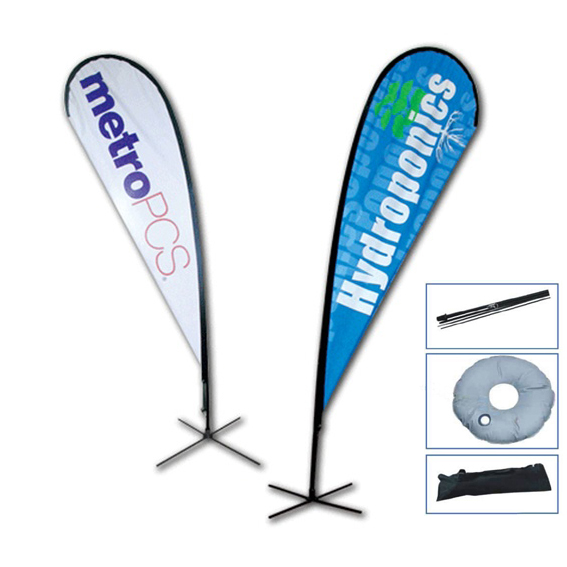 Supply China Feather Flag With Scissor Stake And Aluminum Pole