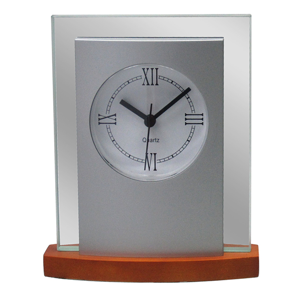 Premium Wooden Desk Clock