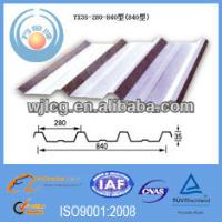 Color corrugated steel sheet