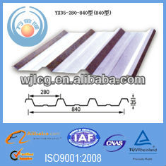 Color corrugated steel sheet