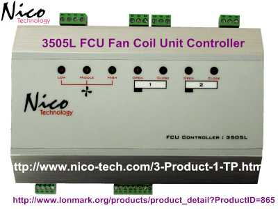 3505l Fan Coil Unit Fcu Controller