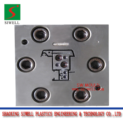 Plastic window and door profile extrusion mould
