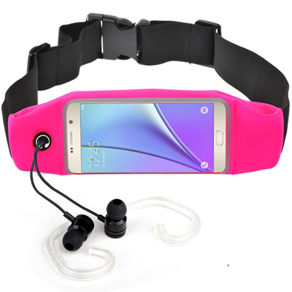 Sport Waist Belt Bag W/ Touch screen Pouch for iPhone 6 6S Plus Galaxy S5 S6 EDGE Note5 SWB01