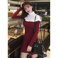 Ladies Knit Cable Dress