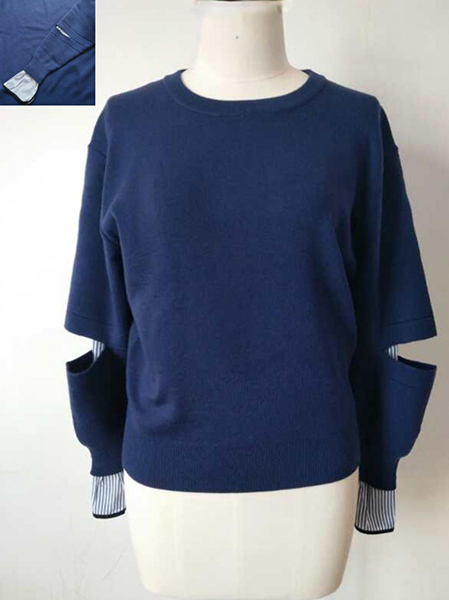 Ladies Knitted Woven Mix