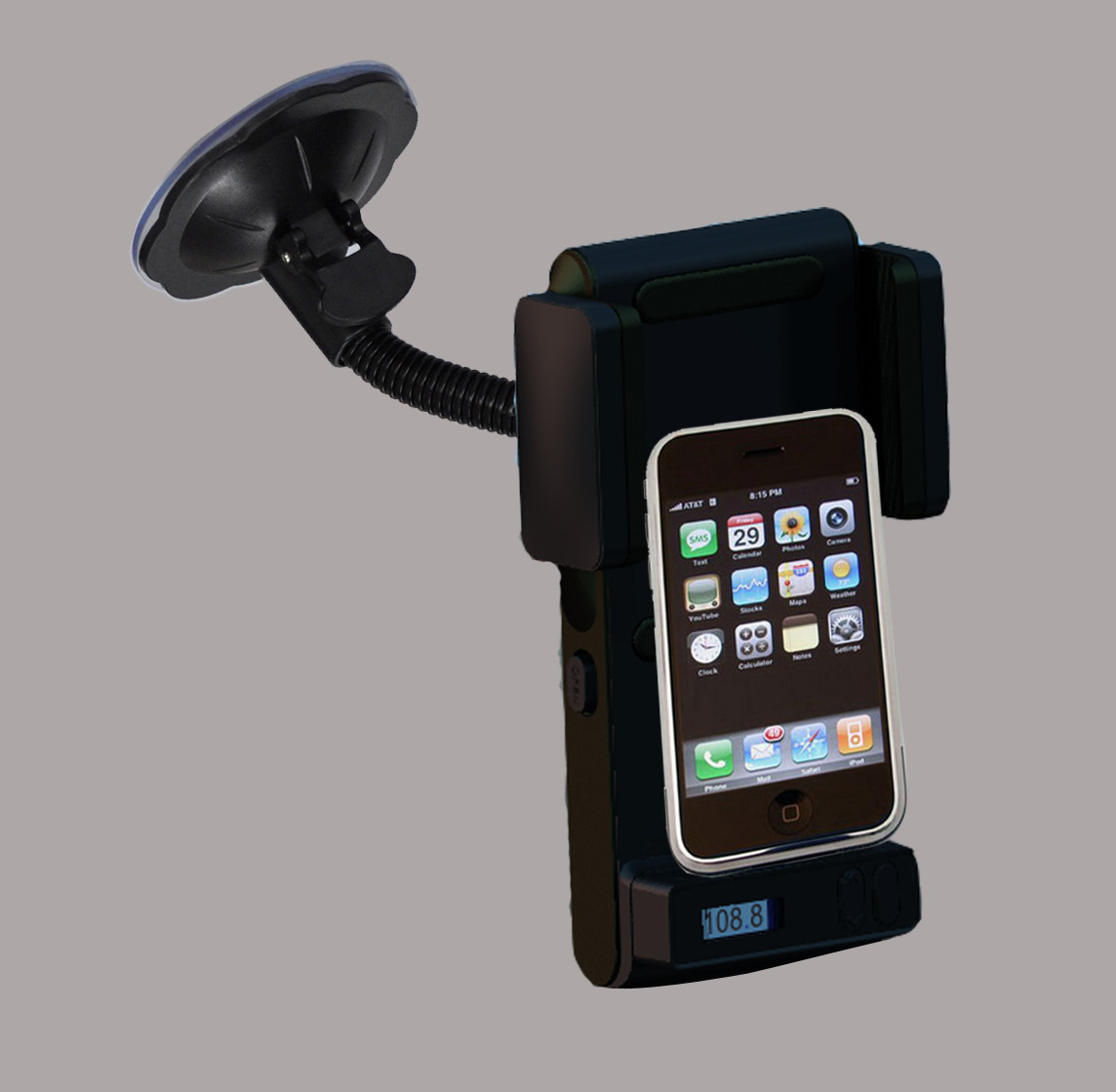 Selling Bluetooth Handsfree Car Kit For Iphone & Ipad With Fm Transmitter