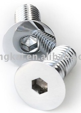 Chrome Flat Head Socket Cap Screw