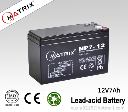 12v7ah Ups Sla Battery