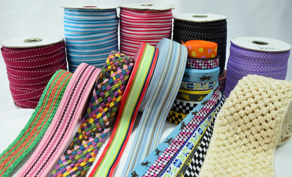 3mm to 50mm Polyester, Cotton, Elastic Tape