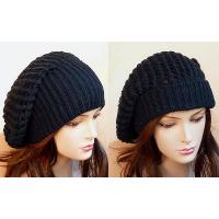 Lady winter hats knitted hat