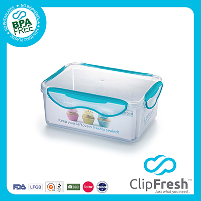 Plastic Rectangle Food Storage 2.3L