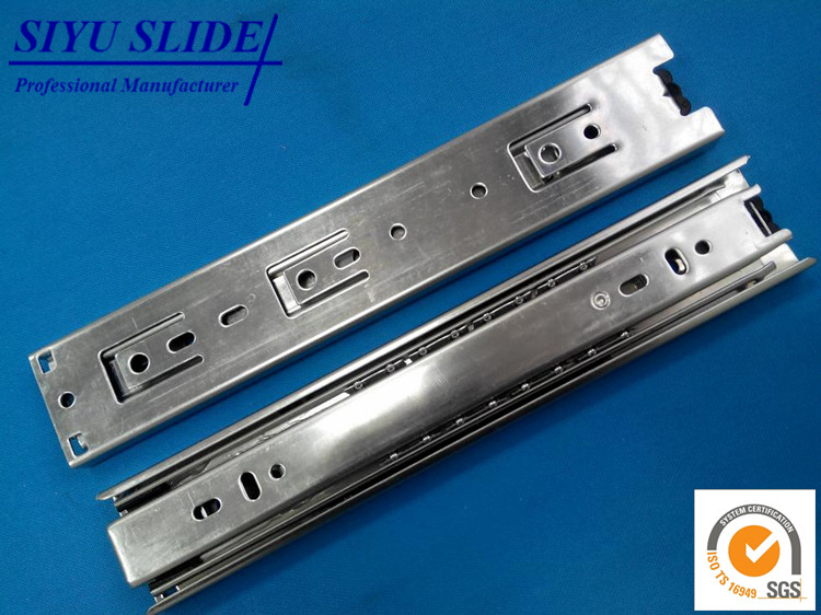 45mm 3 Fold Full Extension Ball Bearing Drawer Slide