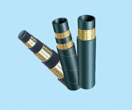 Steel wire braid hydraulic hose